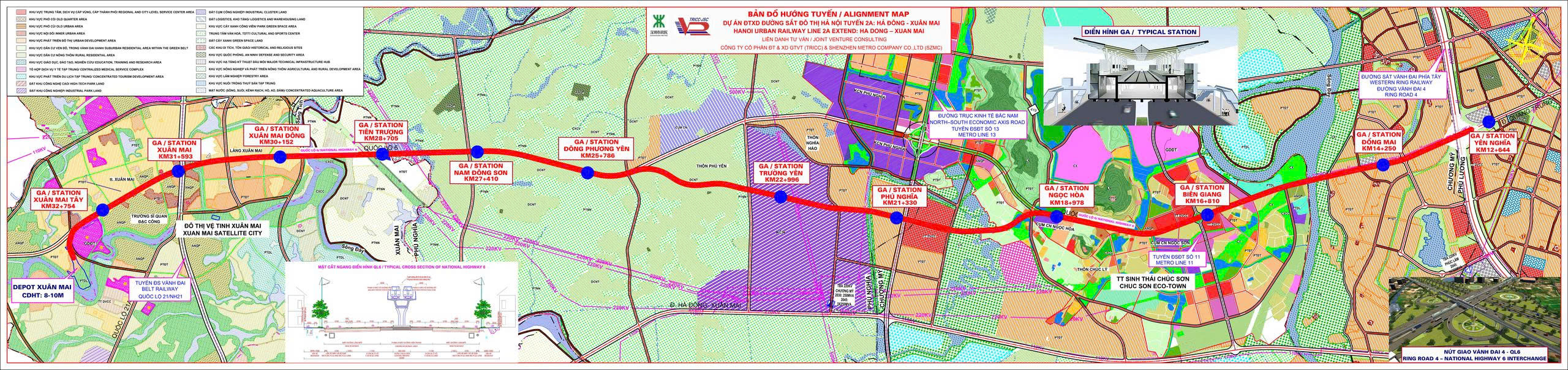 NIÊM YẾT CÔNG KHAI & LẤY Ý KIẾN CỘNG ĐỒNG VỀ PHƯƠNG ÁN TUYẾN METRO 2A KÉO DÀI (HÀ ĐÔNG - XUÂN MAI)
