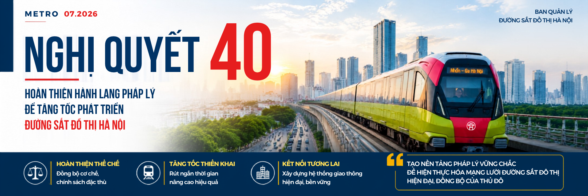 Nghị quyết số 40/NQ-HĐND: Hoàn thiện hành lang pháp lý để tăng tốc phát triển mạng lưới đường sắt đô thị của Thủ đô img