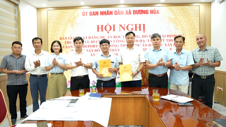 Hội nghị bàn giao mặt bằng dự án Depot Sơn Đồng image