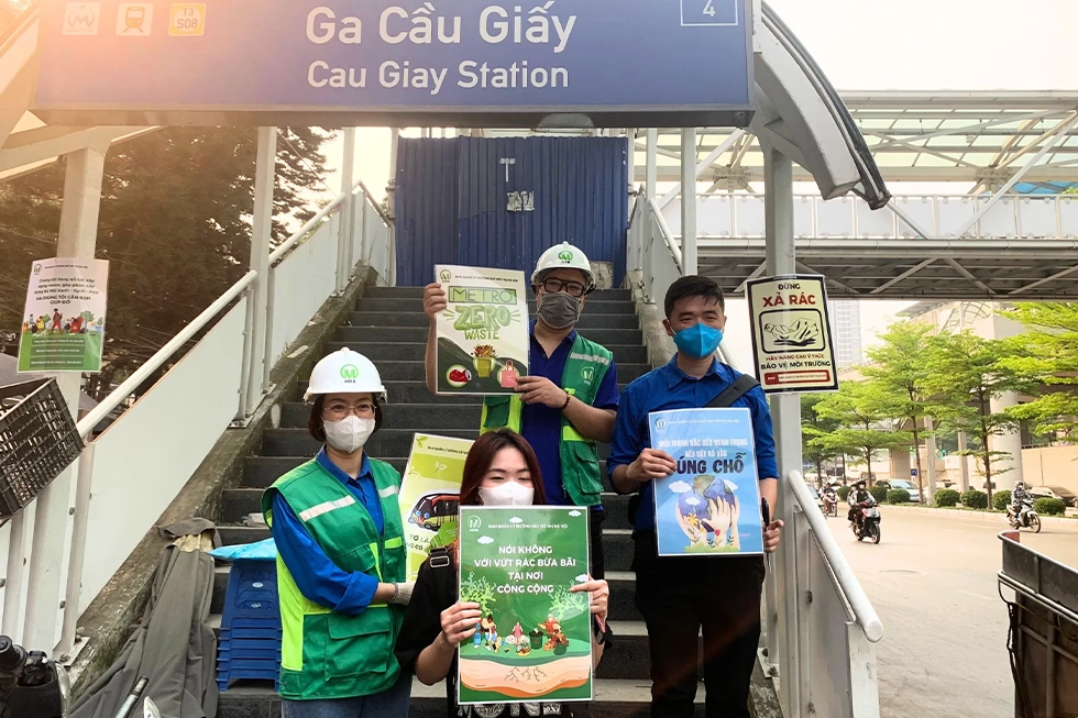 Hướng tới vận hành đoạn trên cao Dự án Tuyến ĐSĐT thí điểm thành phố Hà Nội, đoạn Nhổn - ga Hà Nội (Tuyến 3.1) và chào mừng Ngày Trái Đất thumbnail